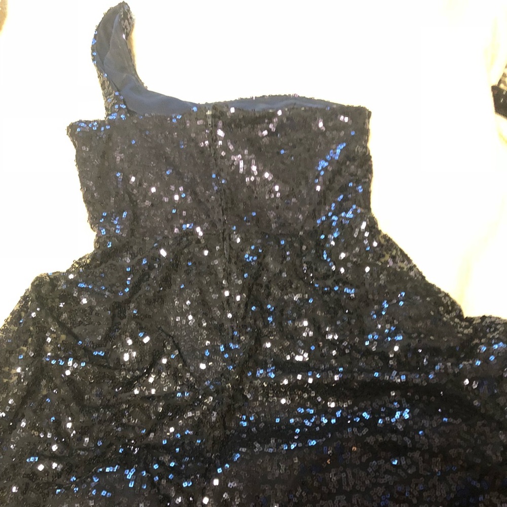 Homecoming!! Nordstrom Bought Blue Sparkle Dress - Picture 3 of 6